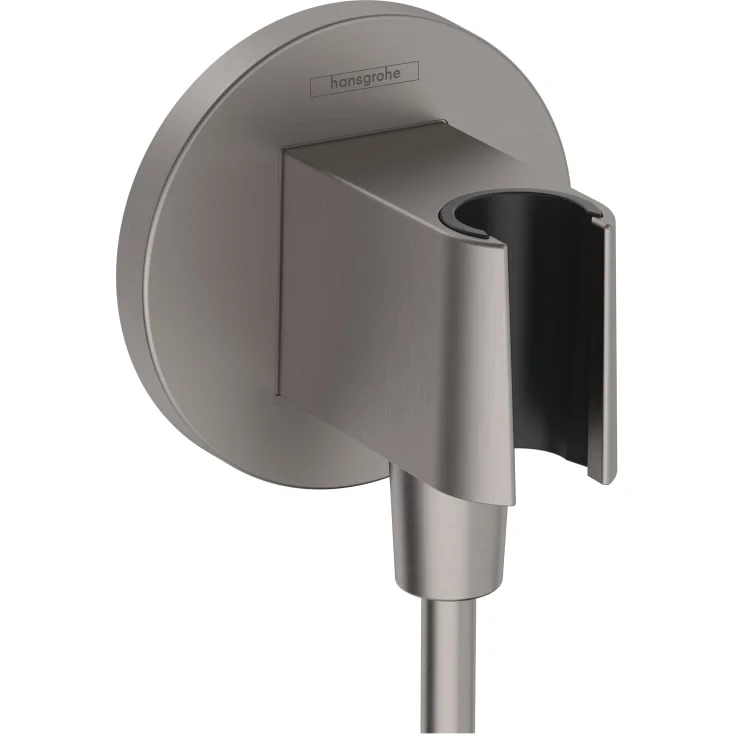 Hansgrohe FixFit S slangeuttak, børstet sort krom | 26888340