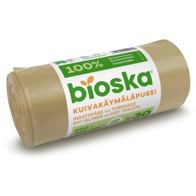 Biolan Bioska toalettposer, bionedbrytbare, 60×70 cm, 15-pakk | 70772010 Biolan Bioska toalettposer, bionedbrytbare, 60×70 cm, 15-pakk | 70772010