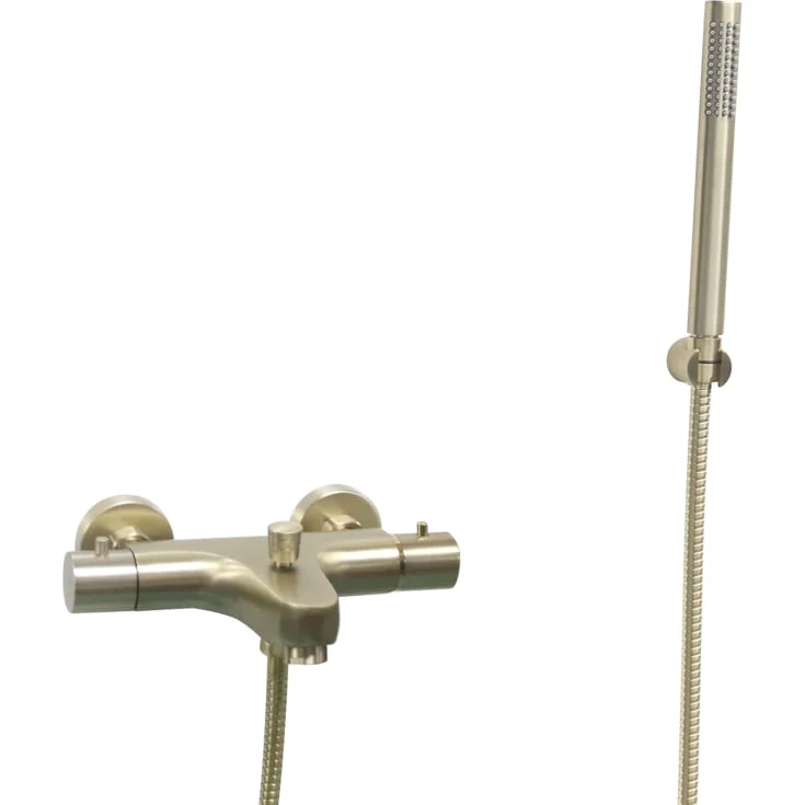 Cassøe badekarbatteri, børstet messing | 5106,38 Cassøe badekarbatteri, børstet messing | 5106,38