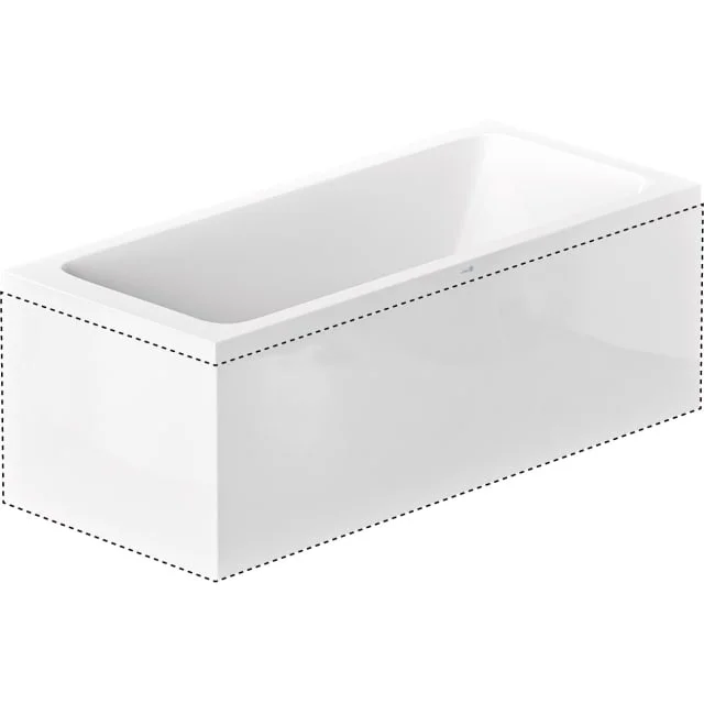 Nordhem Saltholmen L-Panel til Saltholmen badekar, vendbar, 157,5 cm | PL1670NL