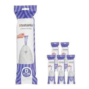 PerfectFit avfallsposer 15–20L 120-pack kode D hvit v:3488725 PerfectFit avfallsposer 15–20L 120-pack kode D hvit v:3488725