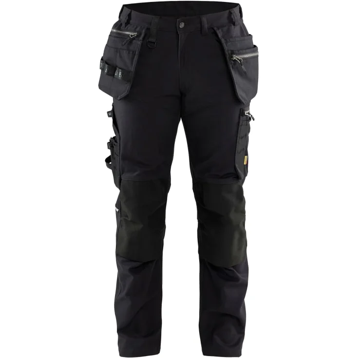 Blåkläder Workwear 1790 håndverkerbukser med 2-veis stretch, sort, str. D96 | 1790-1370-9999_D96