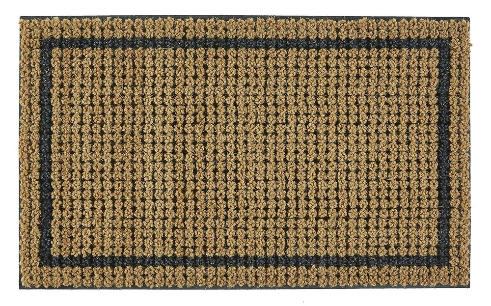 DØRMATTE RIVIERA BORDER KOKOSTUFTET MATTE 45X75CM v:5707937