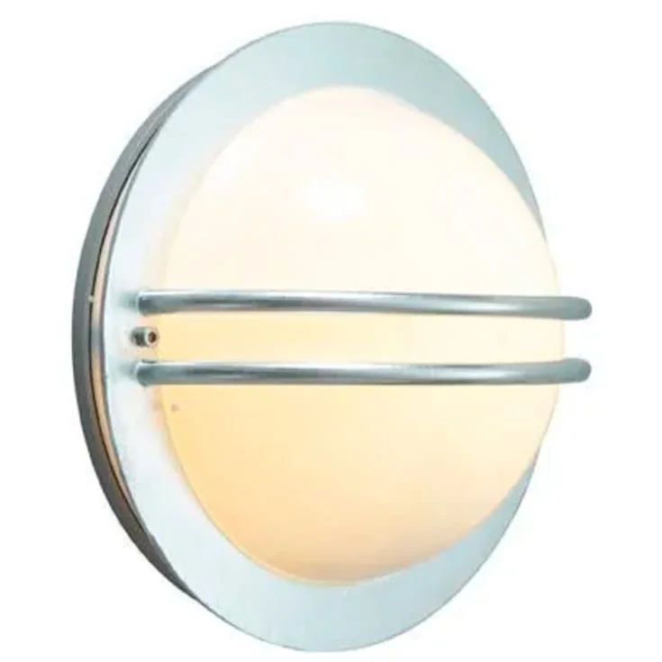 Norlys Bremen vegglampe, LED max 9W, opalhvit polykarbonat, galvanisert | 3185377