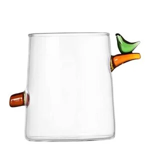 Birds glass 32 cl fugl grønn v:6670799