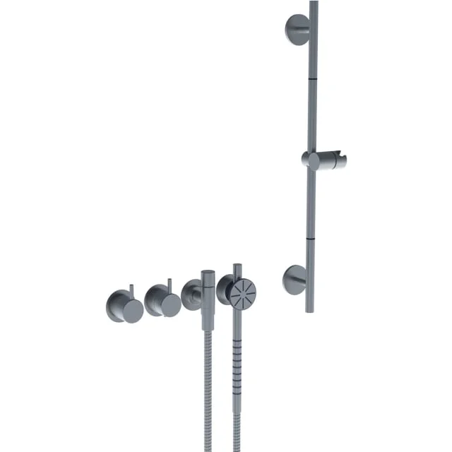Vola 5171S-T65 Dusjtermostat, med dusjsett, rustfritt stål | 717922740