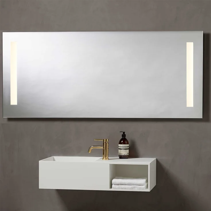 Loevschall Godhavn speil med lys, 160x65 cm | 3443457204