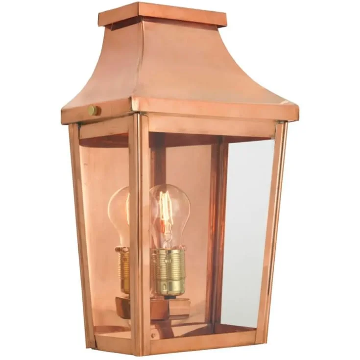 Norlys Chelsea 963 vegglampe, LED max 9W, E27, IP44, kobber | 3101861