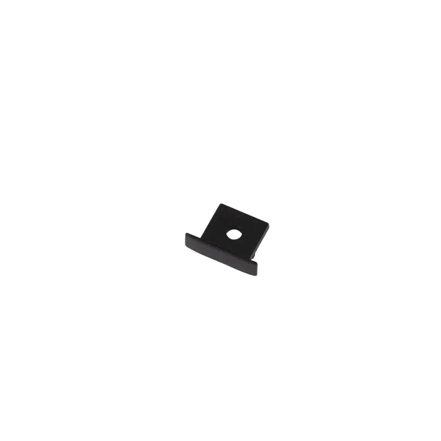 Ansell Lighting endestykke, sparkling, med hull, 11,3x35,5 mm, svart | A/EH/PI/12/20/BL/01