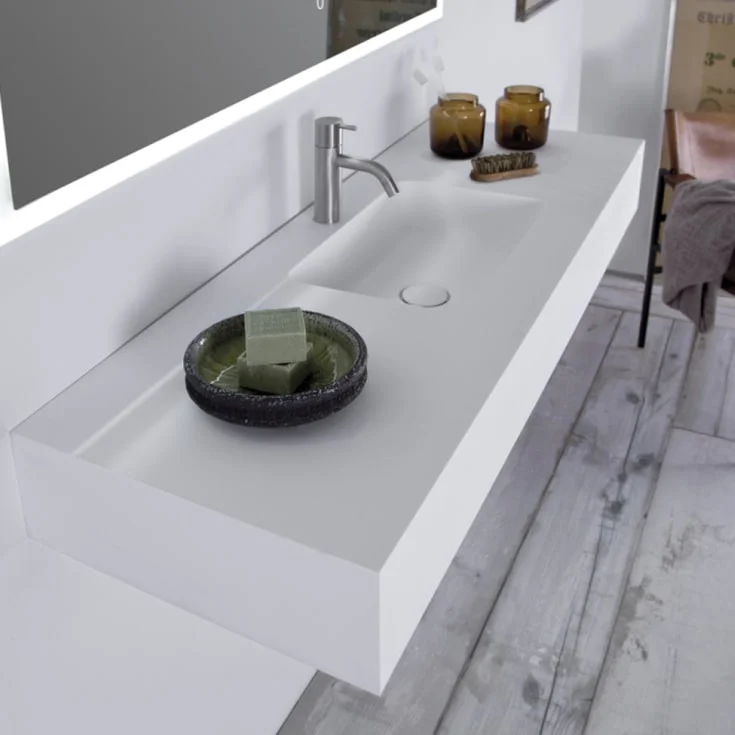 Copenhagen Bath Furesø 120 servant, 120×40 cm, hvit matt | 40010181 Copenhagen Bath Furesø 120 servant, 120×40 cm, hvit matt | 40010181