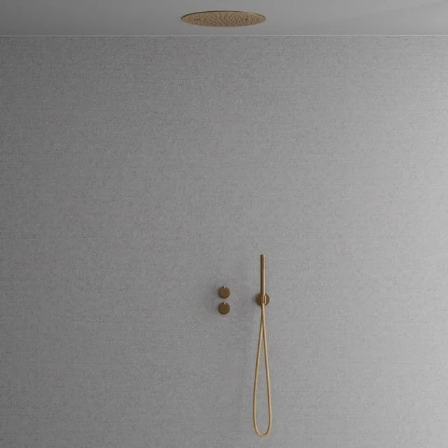Scandtap Harmonized 2a dusjsett, børstet messing | 24086