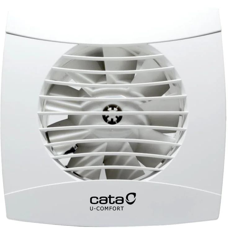 Cata UC-10 baderomsvifte, fuktstyring, Ø100 mm, hvit | 4278508072 Cata UC-10 baderomsvifte, fuktstyring, Ø100 mm, hvit | 4278508072