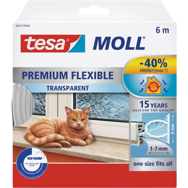 Tesamoll tetningsliste, O-profil, 6 m, klar | 05417-00200-02