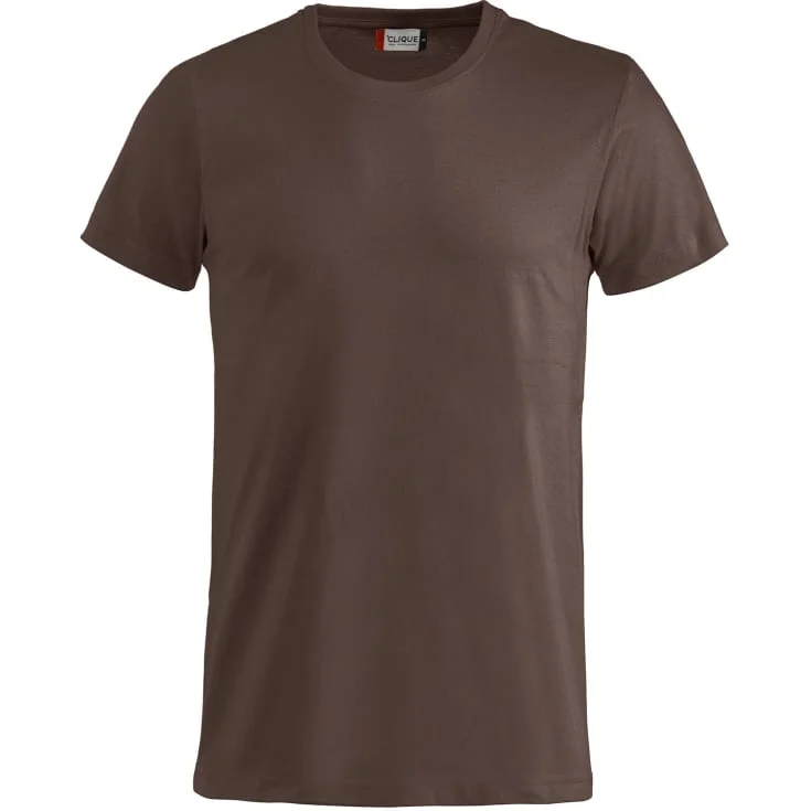 Clique Basic t-skjorte, mørkebrun, str. 3XL | 029030-825_3XL