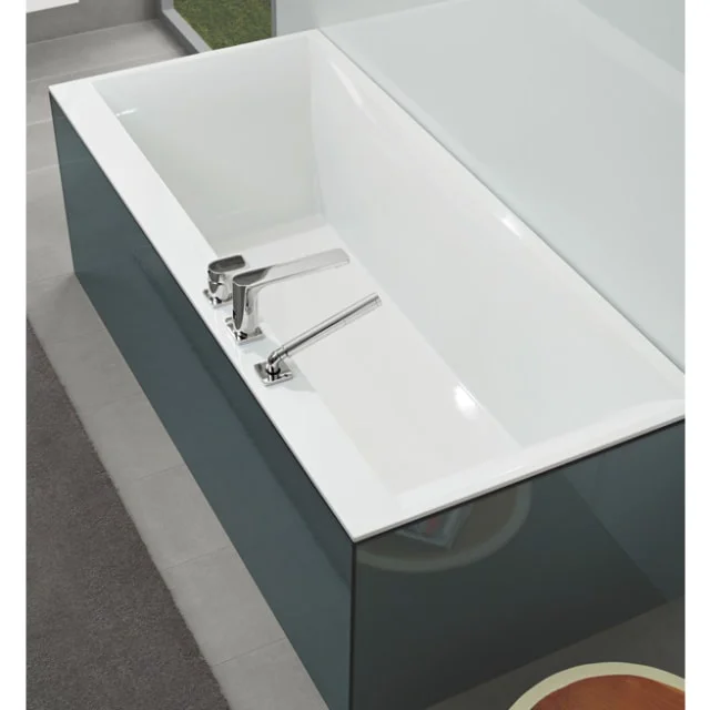Villeroy & Boch Squaro Edge badekar, 180x80 cm, hvit | UBQ180SQE2DV-01