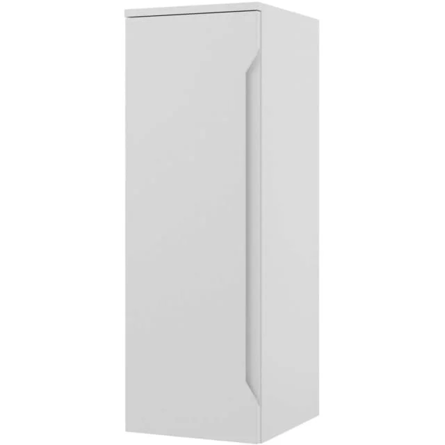 Linn Bad Emma Smal Sideskap, 1 Dør, 30x35,3x87,8 cm, 2 hyller, hvit matt | 138103