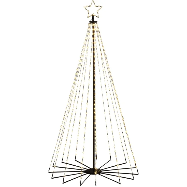 Konstsmide juletre i metall med lys, 180 cm | 4794-800