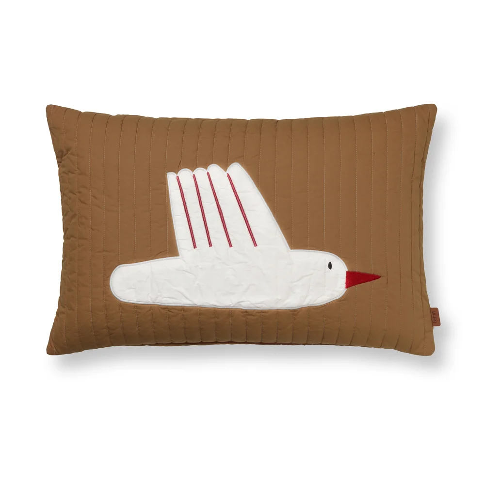 Bird quiltet pute 60 x 40 cm v:8510490 Bird quiltet pute 60 x 40 cm v:8510490