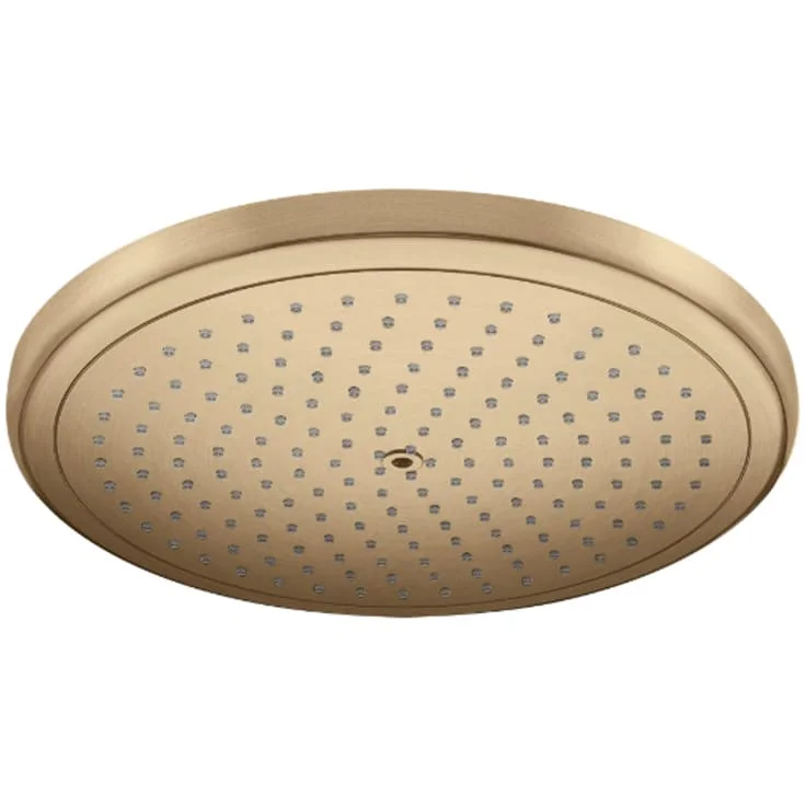 Hansgrohe Croma takdusj, Ø28 cm, vannbesparende, børstet bronse | 26221140
