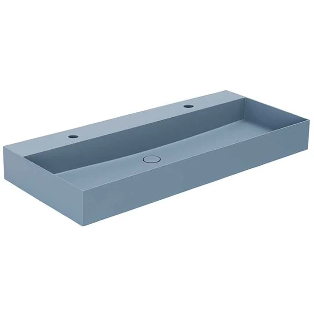 Lavabo Elegance SQ 102 servant, 102x40 cm, matt blå | 121037147