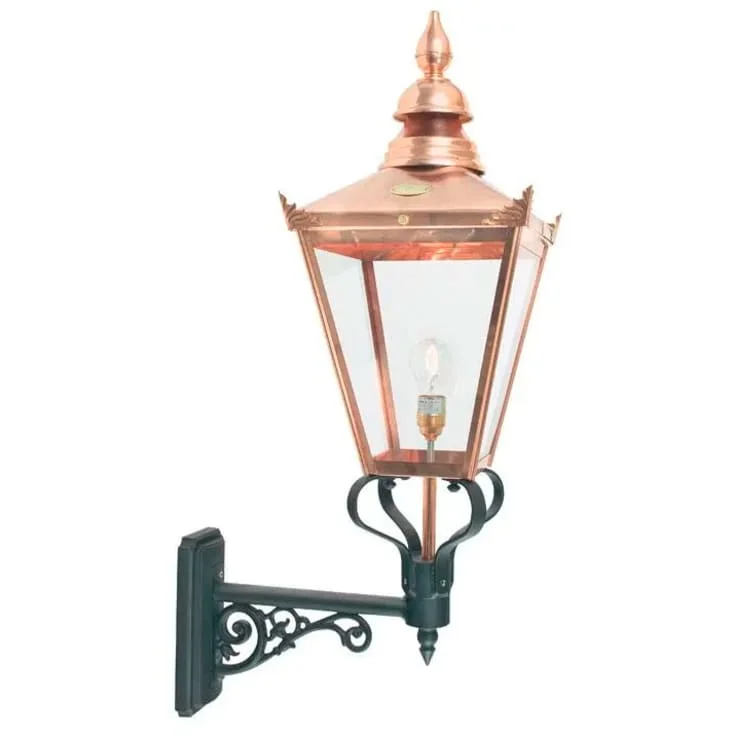 Norlys Chelsea 955 vegglampe, LED max 11W, klart glass, kobber | 3185241