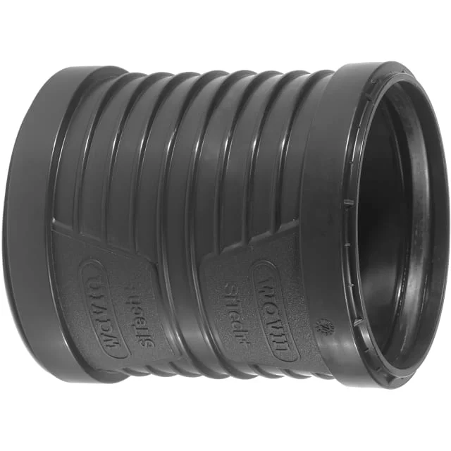 Wavin Sitech+ muffe, Ø75 mm, plast, svart | 2211884
