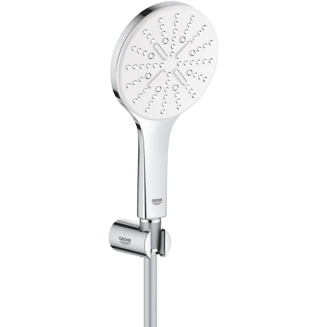 Grohe Rainshower SmartActive 130 dusjsett, vannbesparende, krom/hvit | 26581LS0