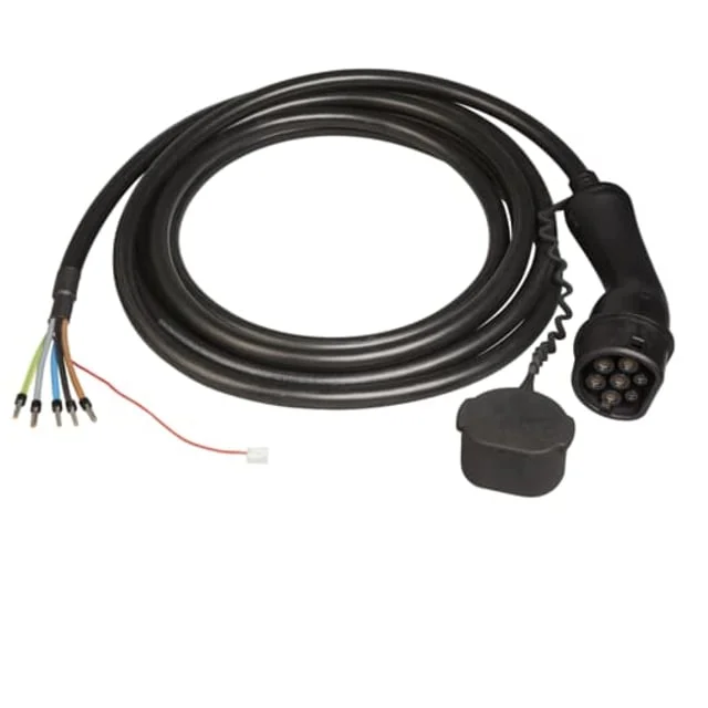 ABB Terra ladekabel, T2, 5 meter, 3P, 32A | 6AGC082556 ABB Terra ladekabel, T2, 5 meter, 3P, 32A | 6AGC082556