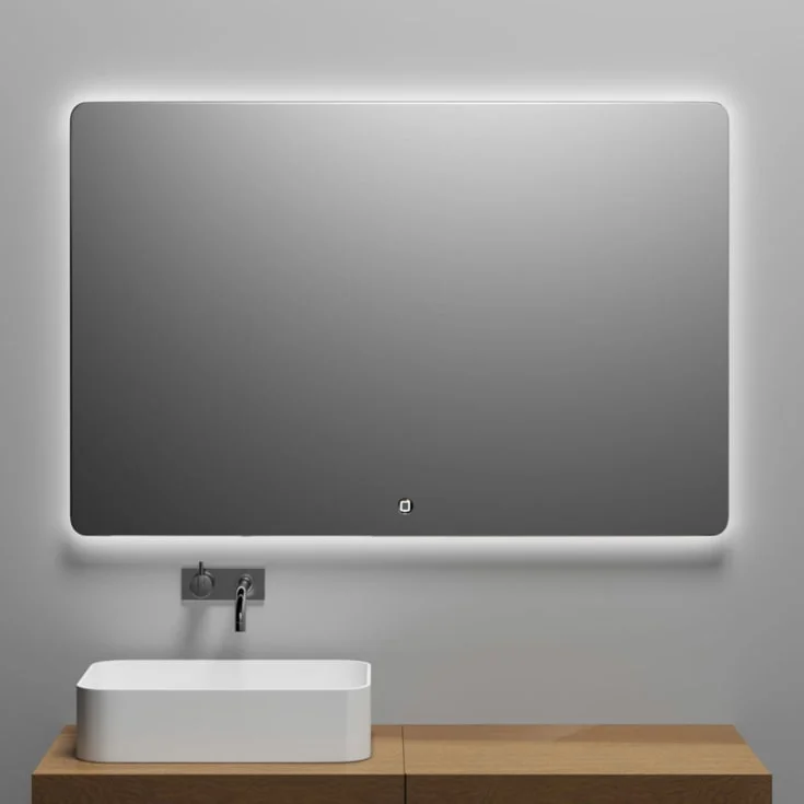 Copenhagen Bath Orø 120 Speil, 120x80 cm, duggfritt, aluminium/glass | 30020229