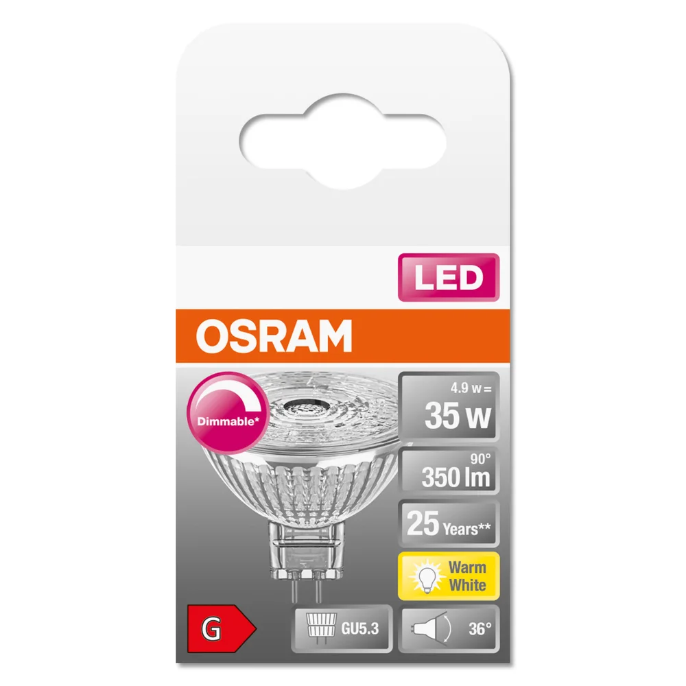 LED MR16 35 dim 2700K GU5.3 v:3277826