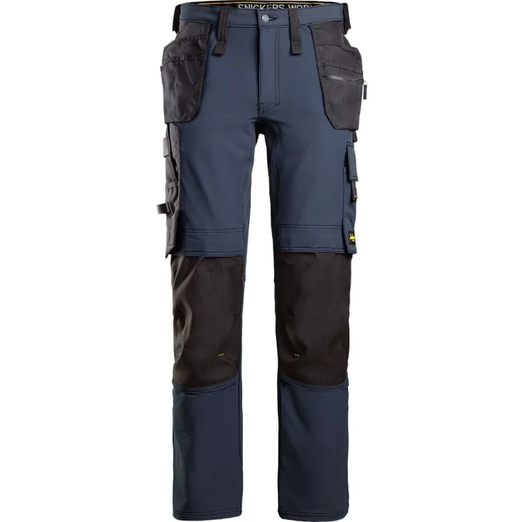 Snickers 6271 AllroundWork arbeidsbukse med stretch, marineblå/sort, str. 252 | 6271-9504_252