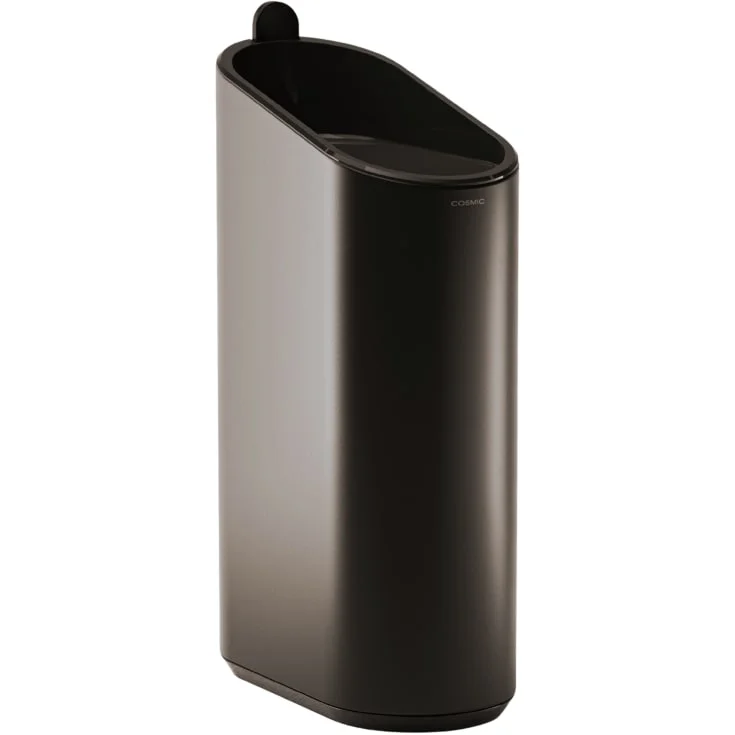 2 stk Cosmic Flat søppelbøtte, 2,5 liter, matt sort | WJC512A0002036