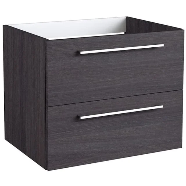 Korsbakken Rowan servantskap, med 2 skuffer, soft-close, 59x44,5 cm, sort eik | 130103060