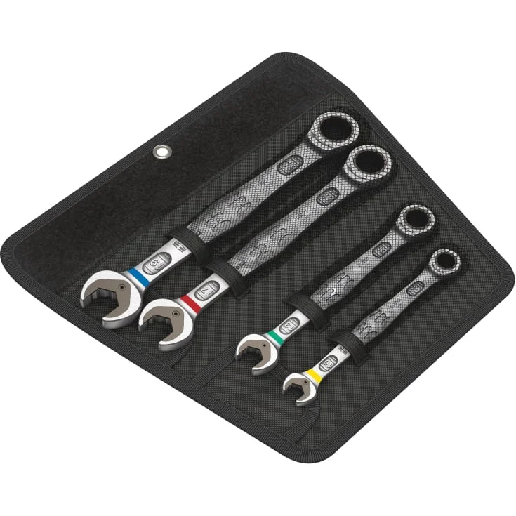 Wera 6000 Joker 4, gaffel/ringskralle-nøkkelsett, 4 deler | 74414442