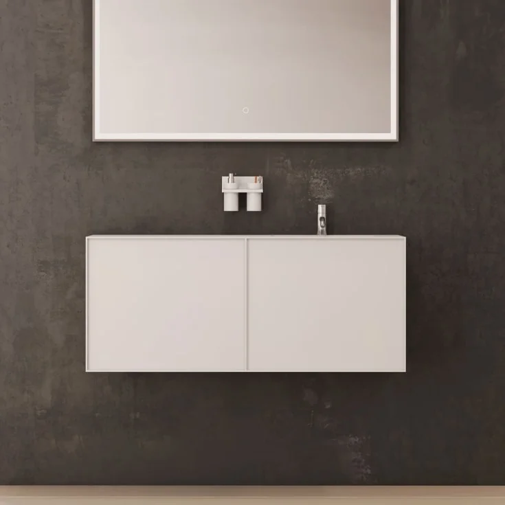 Copenhagen Bath Nexø 120 møbelpakke, høyre, 120×40 cm, hvit matt | 30010113 Copenhagen Bath Nexø 120 møbelpakke, høyre, 120×40 cm, hvit matt | 30010113