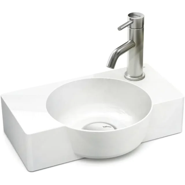 Bathco Venecia vegghengt servant, 40×26,5 cm, hvit | 4052N Bathco Venecia vegghengt servant, 40×26,5 cm, hvit | 4052N
