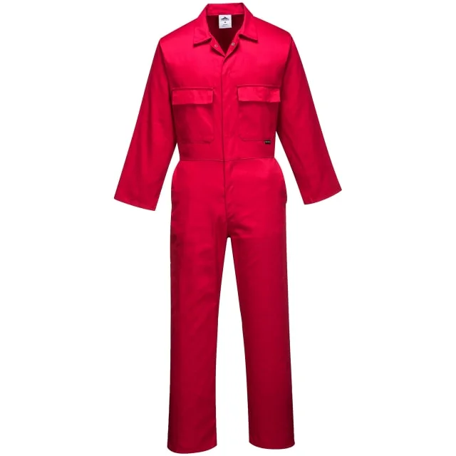 Portwest Euro Work kjeledress, rød, str. S | S999-RER_S