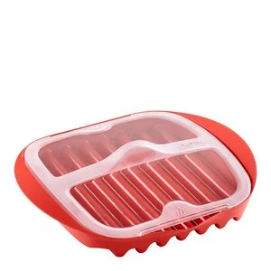 Baconform for tilberedning i mikrobølgeovn 30×28 cm v:9591423