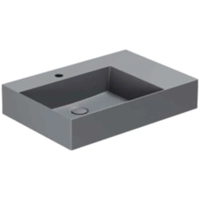 Lavabo Elegance SQ 65 R servant, 65x45 cm, høyre, matt antrasitt | 121037081
