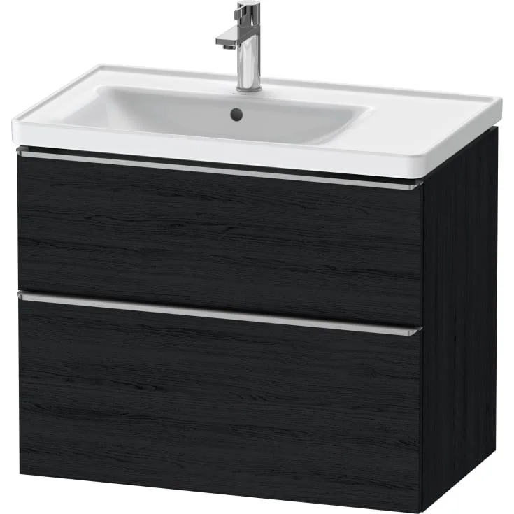 Duravit D-Neo servantskap, 78,4x45,2 cm, sort eik/stål | DE4357070160000