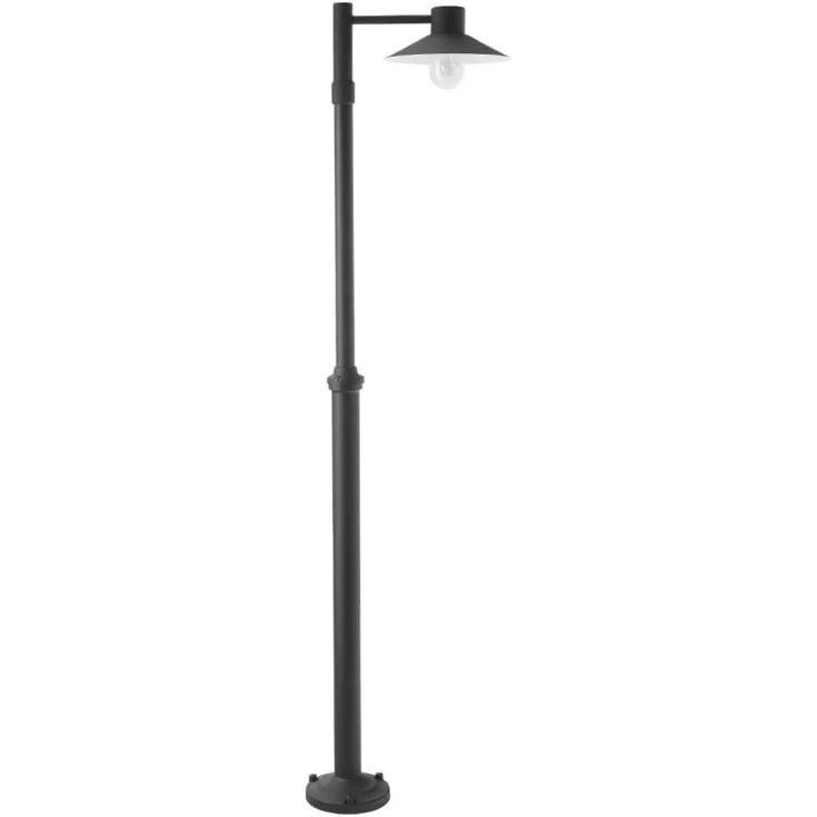 Norlys Lund 274 stolpelampe, LED max 9W, E27, IP55, sort | 3101938