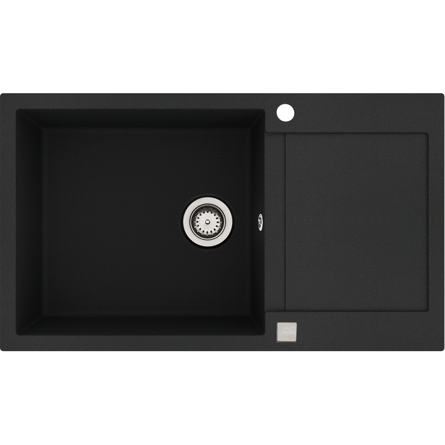 Lavabo Saturn 860 kjøkkenvask, 86x50 cm, sort | 12084DK