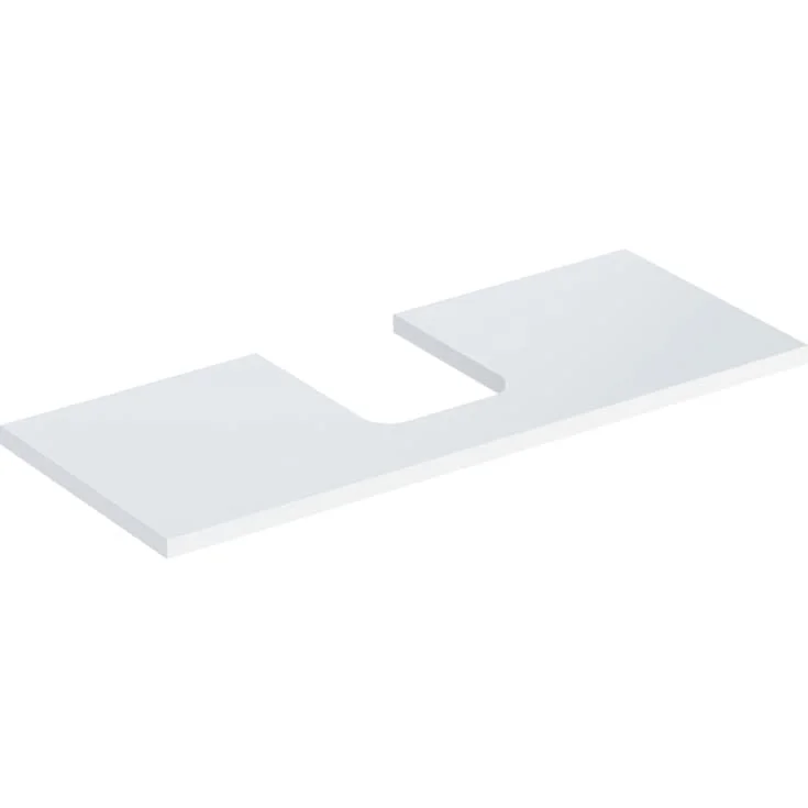 Geberit One benkeplate, 119x47,3 cm, høyglans hvit | 505.275.00.1