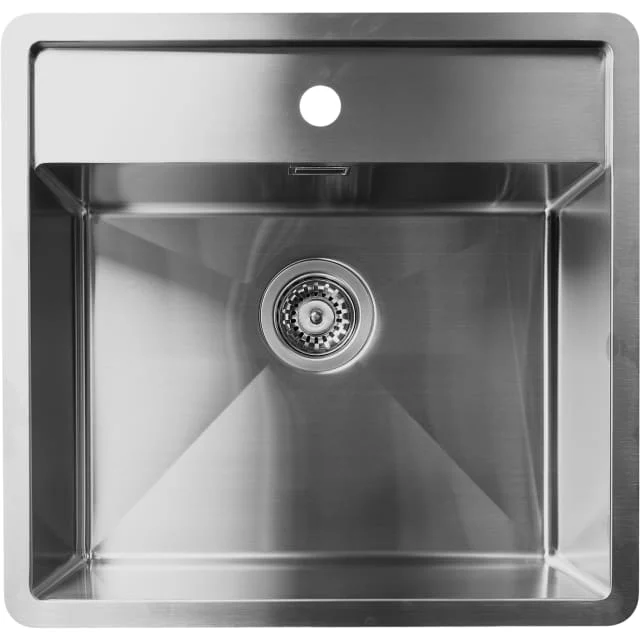 Secher Kolding 500 BK1 MB kjøkkenvask, 55x53 cm, rustfritt stål | SVE810