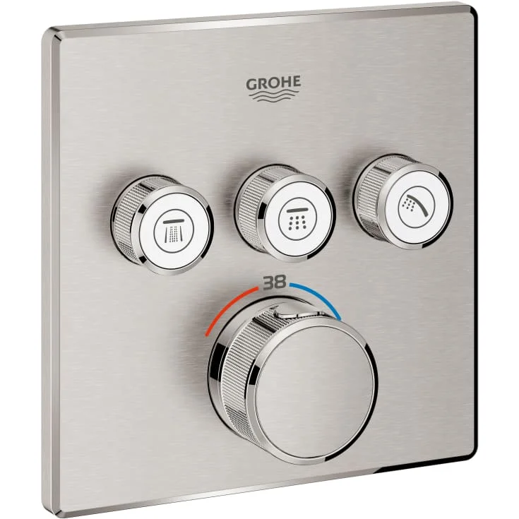 Grohe Grohtherm SmartControl dusjbatteri, supersteel | 29126DC0