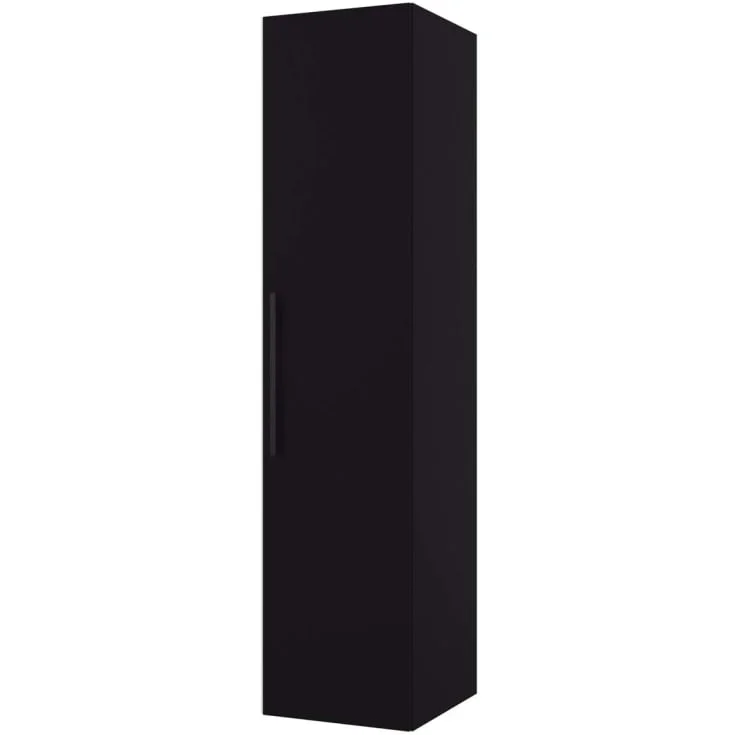 Linn Bad Ingrid Høyskap, innredning 1, 40x45,3x174 cm, vendbar, sort matt | 111704