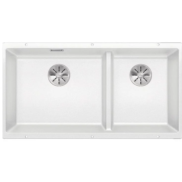 Blanco Subline 480/320 U kjøkkenvask, 85,5x46 cm, hvit | BC-523588
