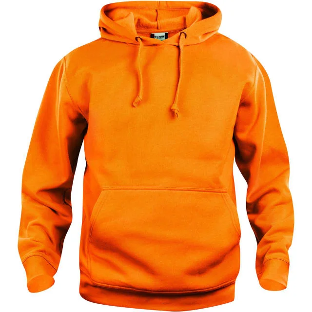Clique Basic hettegenser, hi-vis oransje, str. 3XL | 021031-170_3XL
