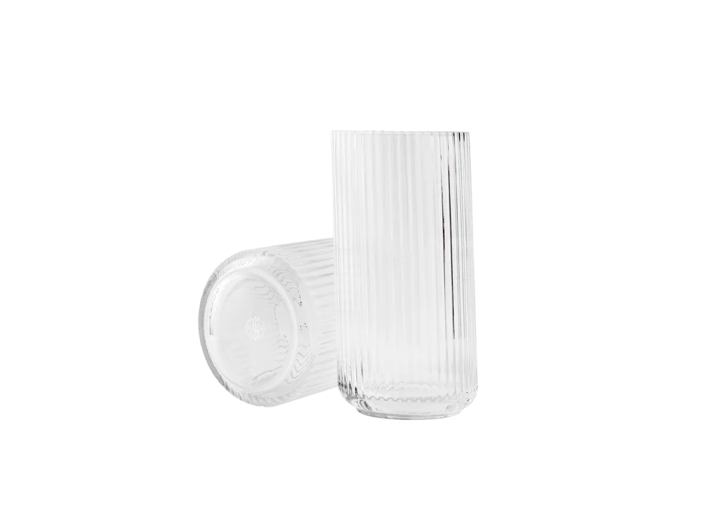 VASE H25 KLAR MUNNBLÅST GLASS v:3953428