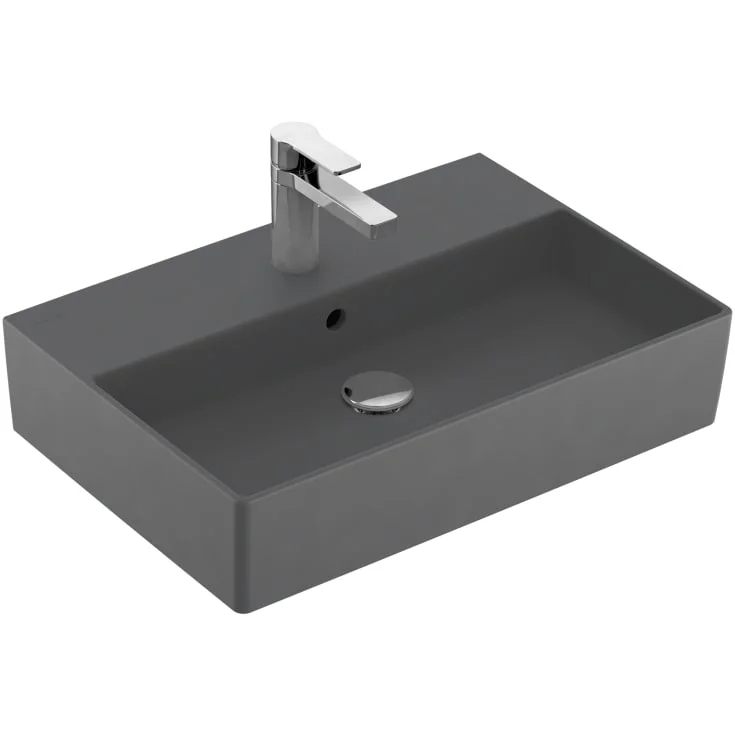 Villeroy & Boch Memento møbelservant, 60×42 cm, med CeramicPlus, grå | 4A226GI4